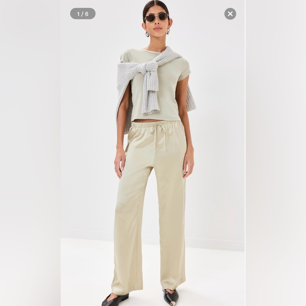 Reformation Cream Pants